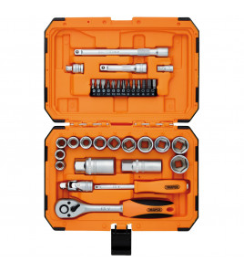HI-TORQ® 6 Point Socket Set, 1/4 and 3/8 (34 Piece)
