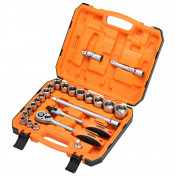 HI-TORQ® 6 Point Socket Set, 1/2 (24 Piece)
