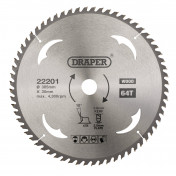 TCT Circular Saw Blade for Wood, 305 x 30mm, 64T