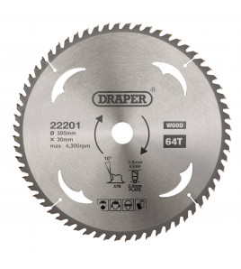 TCT Circular Saw Blade for Wood, 305 x 30mm, 64T