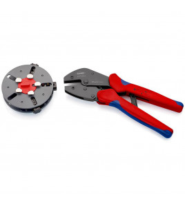 KNIPEX 97 33 01 MultiCrimp® Lever  Action Crimping Pliers, 0.25  6.0 mm² Capacity, 250mm