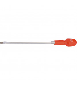 Plain Slot Flared Tip Long Pattern Cabinet Pattern Screwdriver, 9.5 x 250mm (Sold Loose) - Discontinued