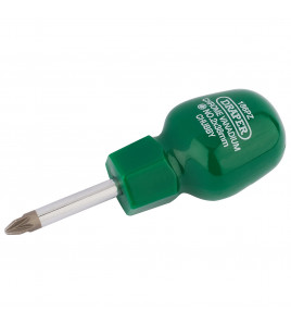PZ Type Cabinet Pattern Chubby Screwdriver, No.2 x 38mm (Sold Loose)