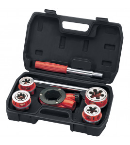 Metric Ratchet Pipe Threading Kit (7 Piece)