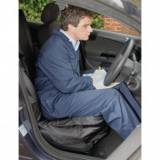 Side Airbag Compatible Polyester Front Seat Cover