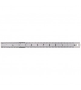 Draper Expert Stainless Steel Rule, 300mm, 12