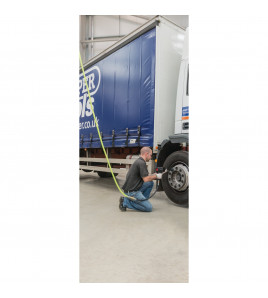 High-Vis Air Line Hose, 15.2m, 13mm Bore, 1/2 BSP