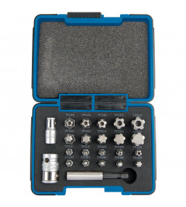 Draper Expert TX-STAR® 1/4, Plus Bit Set, 3/8 Sq. Dr. (23 Piece)