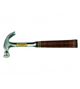 Estwing E12C Curved Claw Hammer with Leather Grip, 12oz/336g