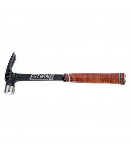 Estwing E19S Ultra Series Smooth Face Framing Hammer with Leather Grip, 19oz/538g