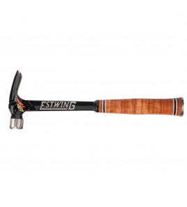 Estwing E19SM Ultra Series Milled Face Framing Hammer with Leather Grip, 19oz/538g