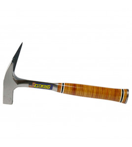 Estwing E239MM Milled Face Roofers Pick Hammer with Leather Grip, 21oz/600g