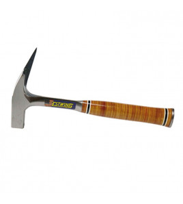 Estwing E239MM Milled Face Roofers Pick Hammer with Leather Grip, 21oz/600g