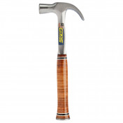 Estwing E24C Curved Claw English Pattern Hammer with Leather Grip, 24oz/672g