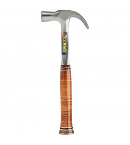 Estwing E24C Curved Claw English Pattern Hammer with Leather Grip, 24oz/672g