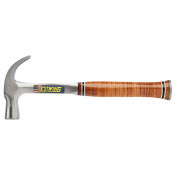 Estwing E24C Curved Claw English Pattern Hammer with Leather Grip, 24oz/672g