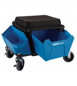 Draper Expert Work Stool with Tool Storage, Blue