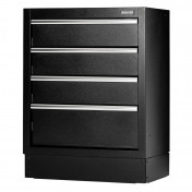 BUNKER® Modular Floor Cabinet, 4 Drawer, 680mm