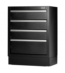 BUNKER® Modular Floor Cabinet, 4 Drawer, 680mm