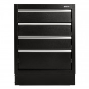 BUNKER® Modular Floor Cabinet, 4 Drawer, 680mm