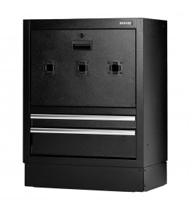 BUNKER® Modular Floor Reel Cabinet, 2 Drawer, 680mm