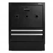 BUNKER® Modular Floor Reel Cabinet, 2 Drawer, 680mm