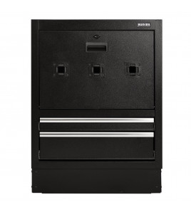 BUNKER® Modular Floor Reel Cabinet, 2 Drawer, 680mm