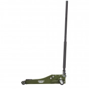 Draper Expert Professional Low Profile Fast Lift Garage Trolley Jack, 3 Tonne, Green