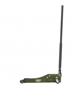 Draper Expert Professional Low Profile Fast Lift Garage Trolley Jack, 3 Tonne, Green