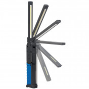 Draper Expert COB/SMD LED Wireless/USB Rechargeable Folding Slim Inspection Light, 6W, 800 Lumens, USB-C Cable Supplied