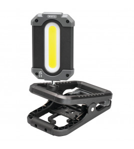 COB LED Rechargeable Work Light and Power Bank with Clamp, 10W, 1000 Lumens, USB-C Cable Supplied