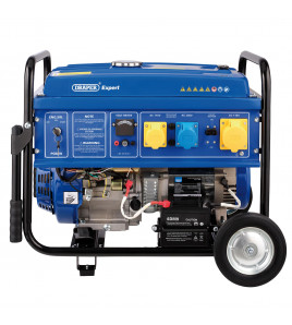Draper Expert Petrol Generator with Wheels, 5000W