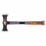 Estwing EDBA Black Eagle Double Bit Axe with Leather Grip, 17