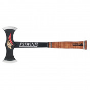 Estwing EDBA Black Eagle Double Bit Axe with Leather Grip, 17