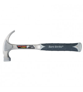 Estwing EMR16C Sure Strike Curved Claw Hammer, 16oz/453g