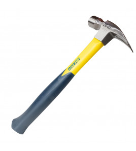Estwing EMRF20S Sure Strike Straight Claw Hammer with Fibreglass Handle, 20oz/567g