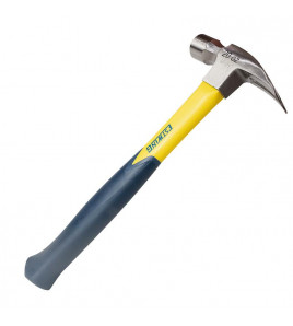 Estwing EMRF20S Sure Strike Straight Claw Hammer with Fibreglass Handle, 20oz/567g