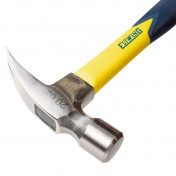 Estwing EMRF20S Sure Strike Straight Claw Hammer with Fibreglass Handle, 20oz/567g