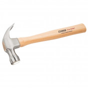 Estwing EMRW20C Sure Strike Curved Claw Hammer with Hickory Handle, 20oz/570g
