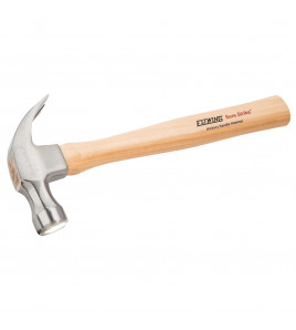 Estwing EMRW20C Sure Strike Curved Claw Hammer with Hickory Handle, 20oz/570g