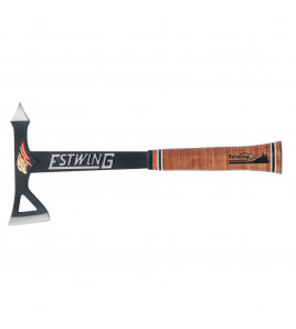 Estwing ETA Black Eagle Tomahawk Axe with Leather Grip, 16