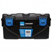 Plastic Toolbox with Tote Tray, 16