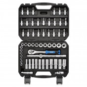 Draper HI-TORQ® Metric Socket and Bit Set, 3/8 Sq. Dr. (58 Piece)