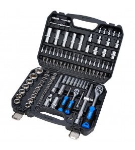 Draper HI-TORQ® Metric Socket and Bit Set, 1/4 and 1/2 Sq. Dr. (110 Piece)