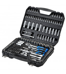 Draper HI-TORQ® Metric Socket and Bit Set, 1/4, 3/8 and 1/2 Sq. Dr. (188 Piece)