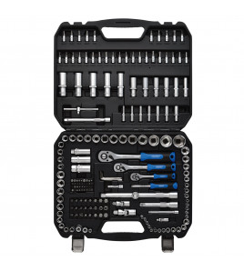 Draper HI-TORQ® Metric Socket and Bit Set, 1/4, 3/8 and 1/2 Sq. Dr. (188 Piece)