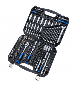 Draper HI-TORQ® Metric Socket and Bit Set, 1/4, 3/8 and 1/2 Sq. Dr. (219 Piece)