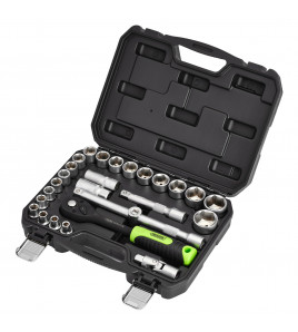 Draper HI-TORQ® Metric Socket Set, 1/2 Sq. Dr. (27 Piece)