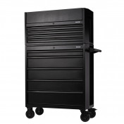 BUNKER® 9 Drawer Combined Roller Cabinet and Tool Chest, 36, Black