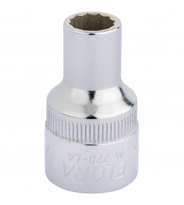 Elora Bi-Hexagon Socket, 1/2 Sq. Dr., 3/8